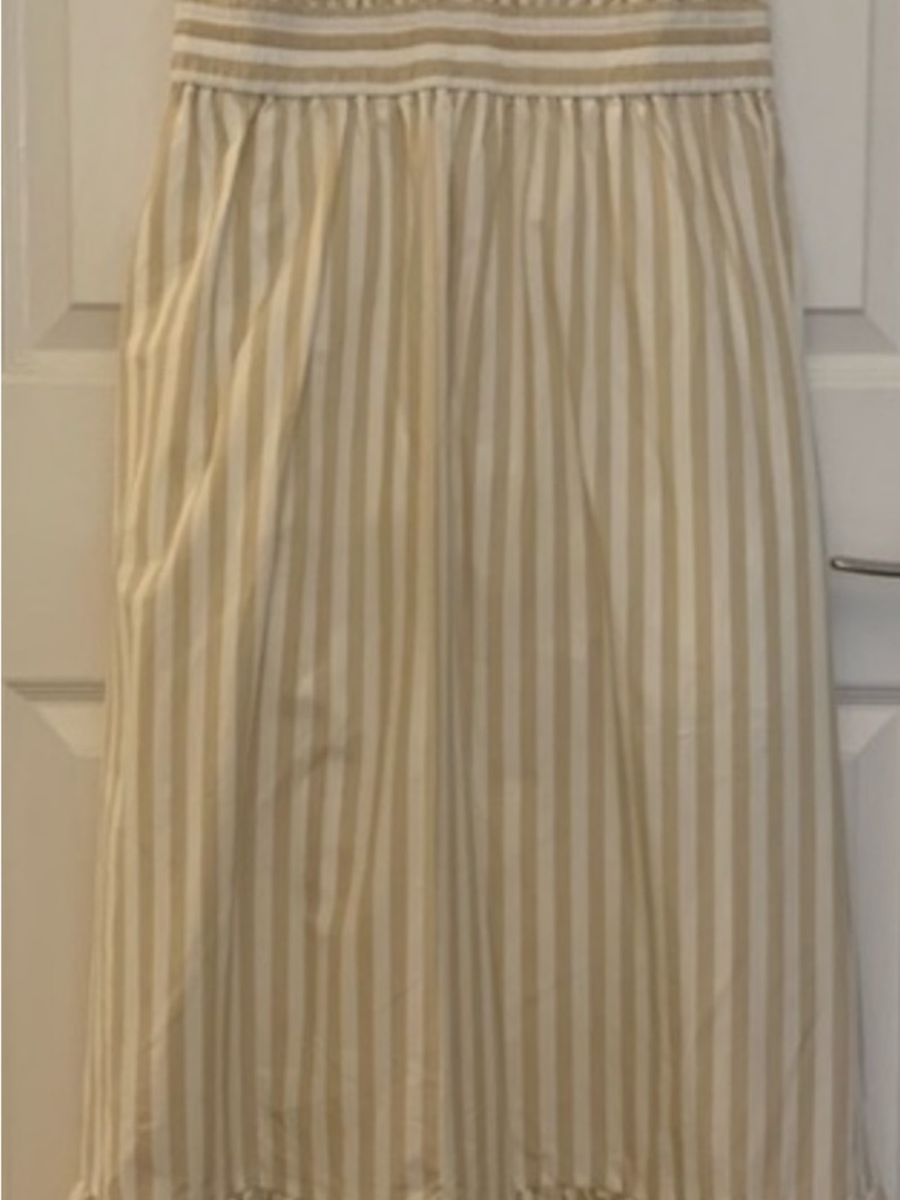 Banana Republic Cream Striped Maxi Sundress - Picture 4 of 4